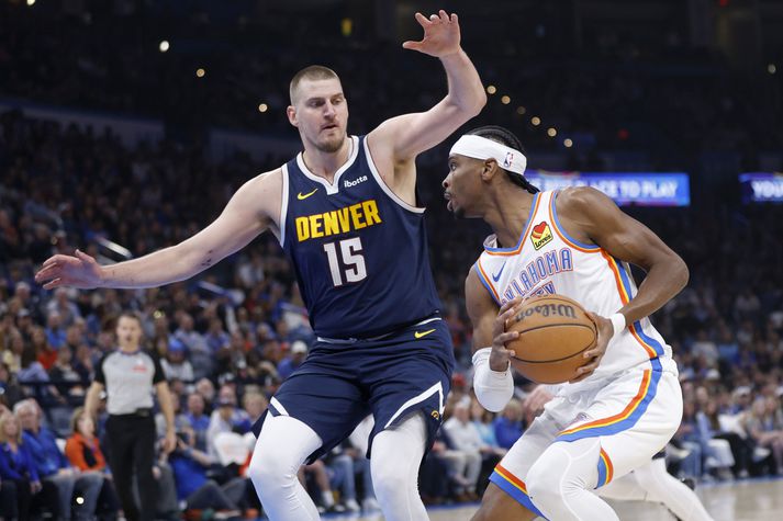 Nikola Jokic verst Shai Gilgeous-Alexander.