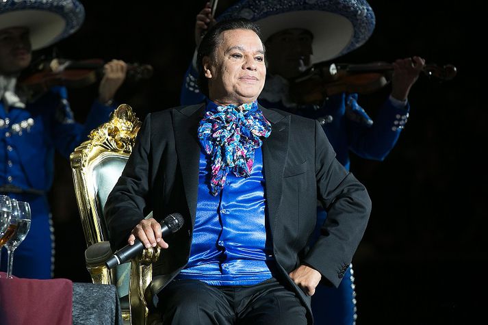 Juan Gabriel í Forum í Los Angeles síðastliðið föstudagskvöld.