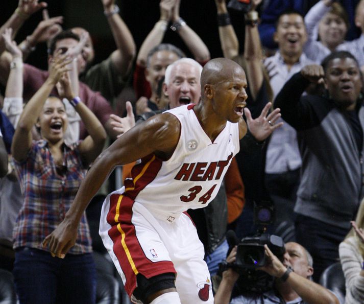 Ray Allen í leik með Miami.