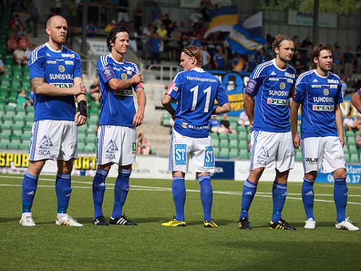 Hannes Þ. Sigurðsson og Ari Freyr Skúlason.