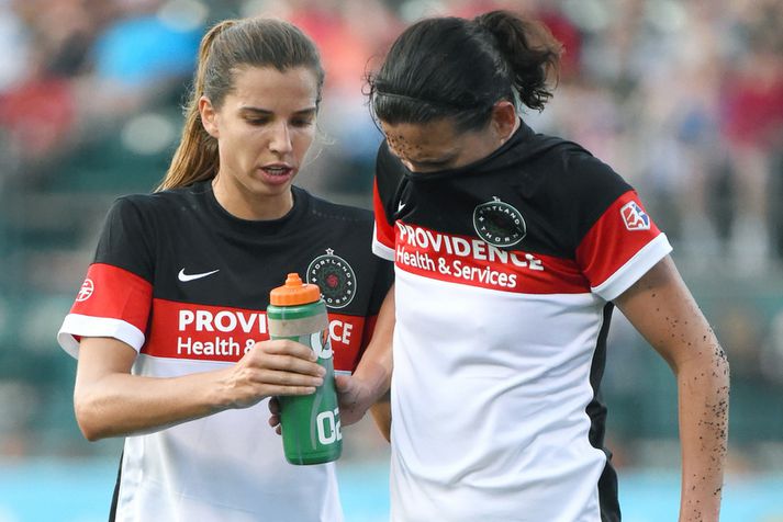 Stærstu stjörnur Portland Thorns liðsins eru Tobin Heath og Christine Sinclair.