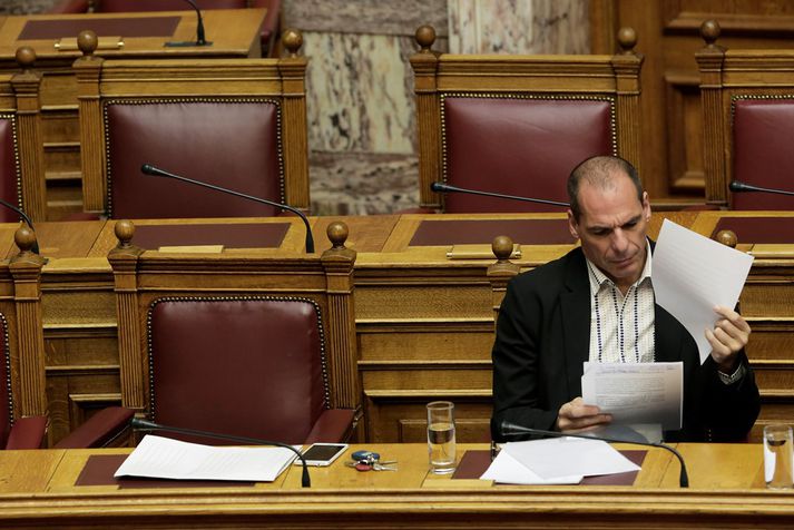 Yanis Varoufakis, fjármálaráðherra.