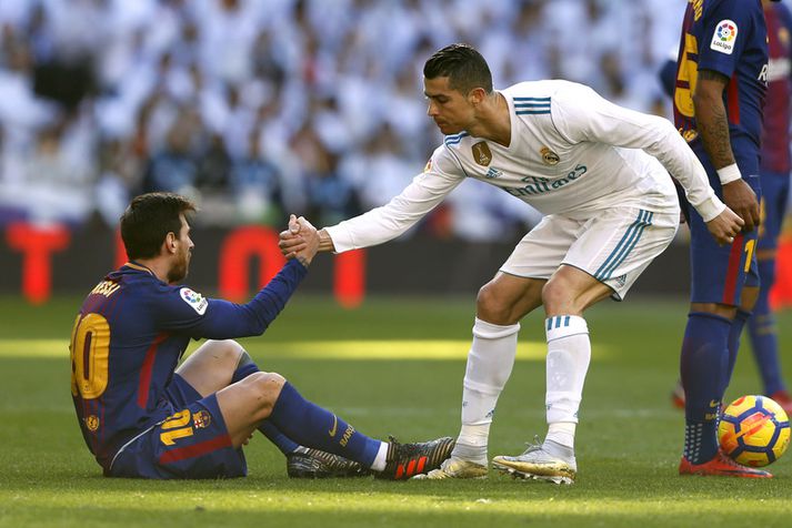 Lionel Messi og Cristiano Ronaldo.