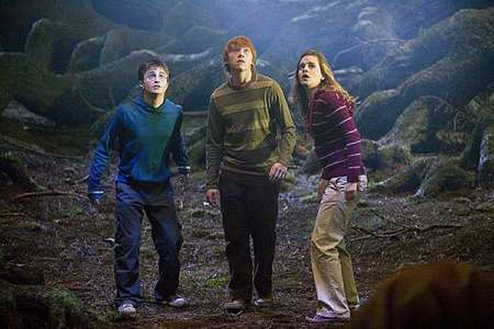 Harry Potter, Ron Weasley og
Hermione Granger.