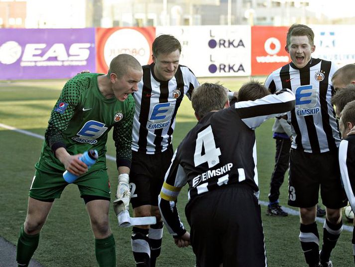 Hannes Þór Halldórsson hefur spilað mjög vel á sínu fyrsta tímabili með KR-liðinu.