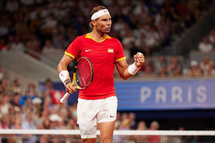 Rafael Nadal keppti á Ólympíuleikunum í París í sumar og það reyndust hans síðustu leikar.