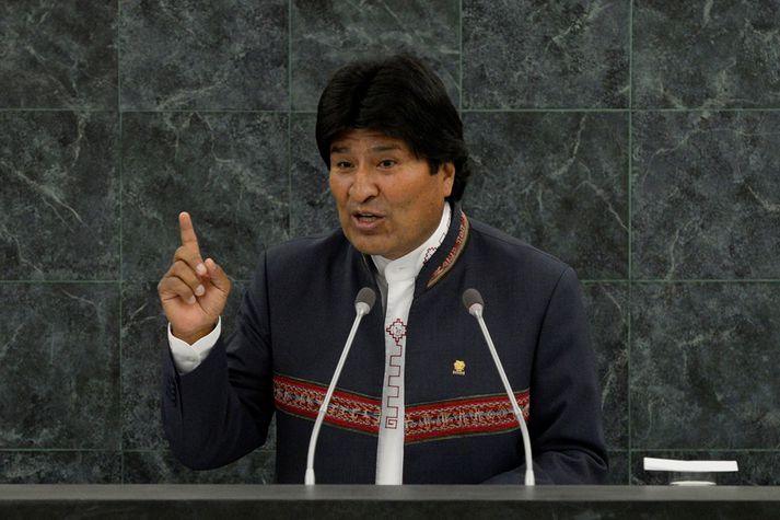 Evo Morales, forseti Bólivíu.