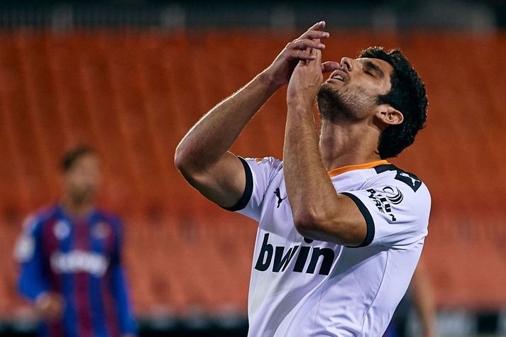 Goncalo Guedes skoraði mark Valencia.