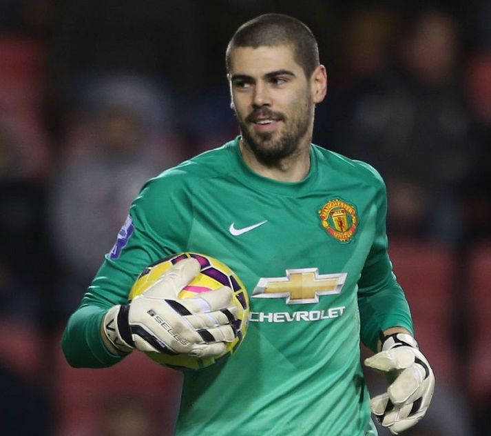 Valdés stoppaði stutt við hjá Manchester United.