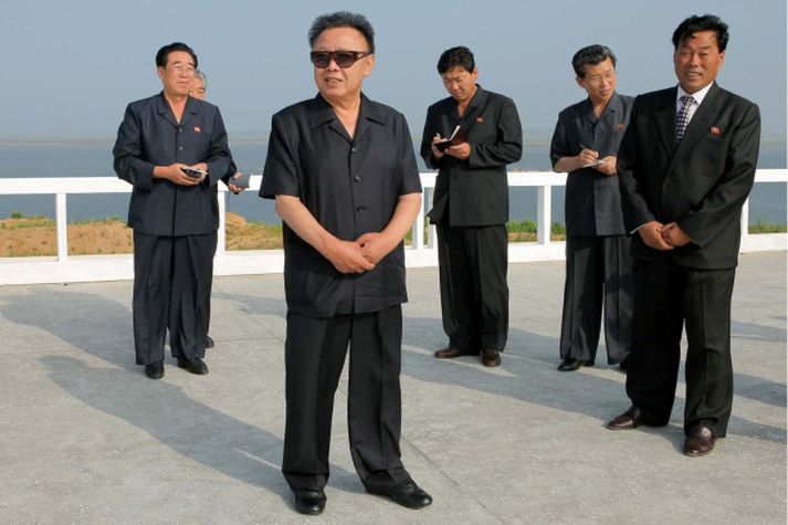 Kim Jong Il er leiðtogi Norður-Kóreu.
