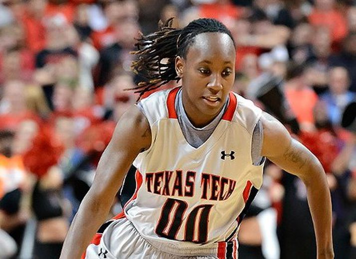 Chynna Brown í leik með Texas Tech.