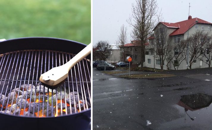 Landsmeðalhiti í byggð var 0,36 stig í gær, sem er 4,4 hitastigum undir meðaltali síðustu tíu ára.