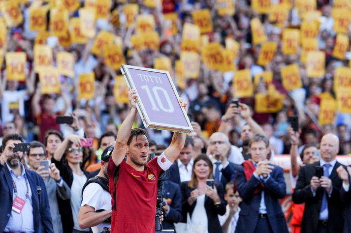 Francesco Totti er í dýrlingatölu hjá Roma.