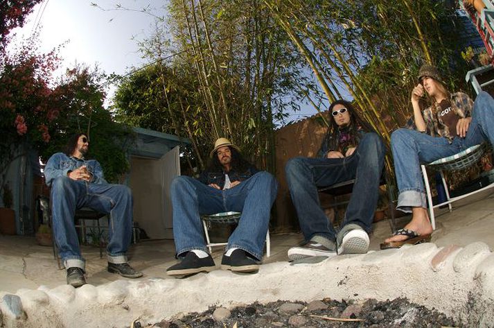 Brant Bjork and the Bros.Bandarísku rokkararnir spila á tvennum tónleikum á Íslandi í kvöld og annað kvöld.