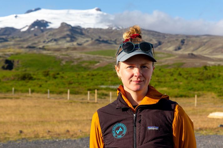 Íris Ragnarsdóttir Pedersen er í stjórn félags fjallaleiðsögumanna á Íslandi.