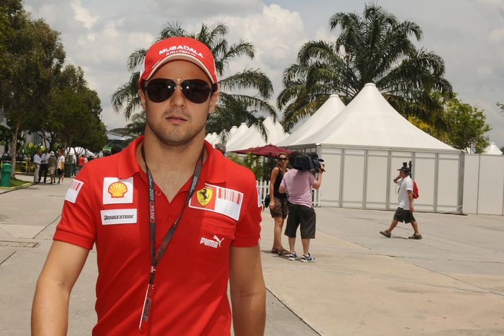 Felipe Massa meiddist í óhappi á laugardaginn.