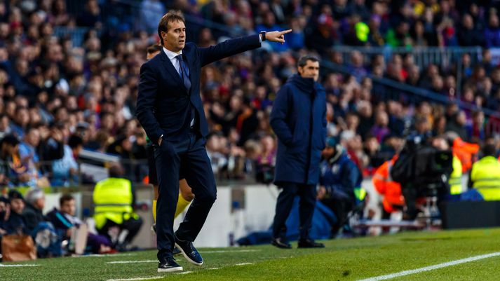 Julen Lopetegui er tekinn við Sevilla.