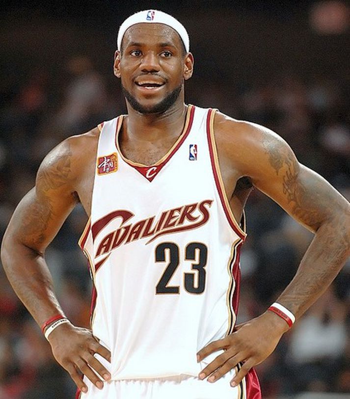 LeBron James hjá Cleveland Cavaliers.