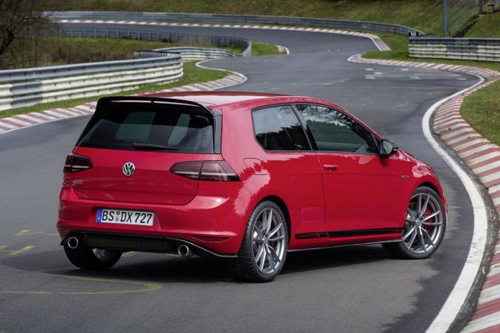 Volkswagen Golf GTI Clubsport. Nýr Golf GTI mun ná hestaflafjölda hans.