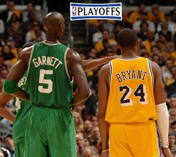 Kevin Garnett og Kobe Bryant fóru fyrir gömlu stórveldunum Boston og LA Lakers sem eru komin aftur á toppinn