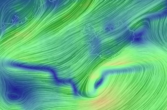 Fylgjast má með gagnvirku veðurspákorti neðar í fréttinni.