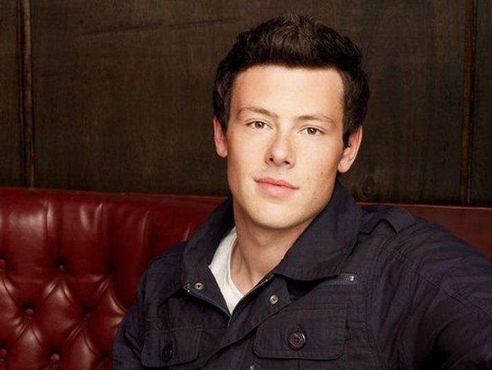 Cory Monteith lék hjartaknúsarann  Finn Hudson í sjónvarpsþáttunum vinsælu.