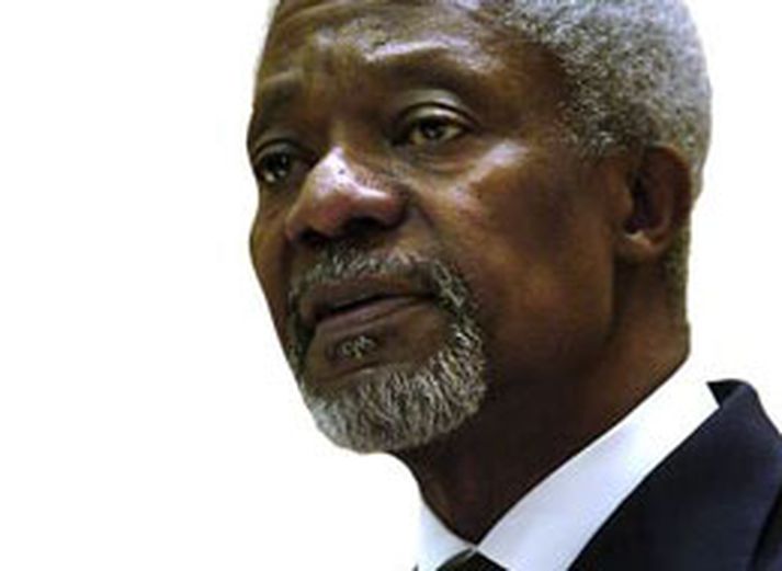 Kofi Annan, framkvæmdastjóri Sameinuðu þjóðanna