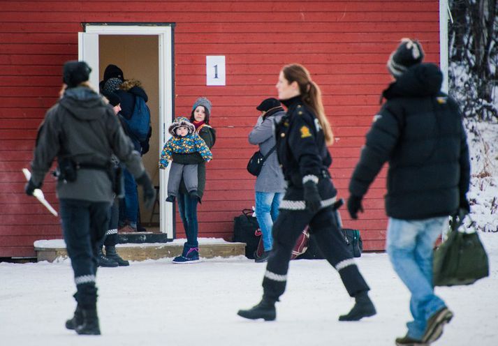 Þúsundir flóttamanna hafa komið til Noregs síðustu mánuði. Myndin tengist fréttinni ekki beint.