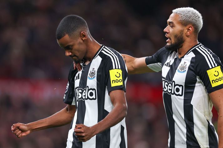 Newcastle var ekki í miklum vandræðum með að leggja Manchester United að velli í kvöld, eftir að Alexander Isak skoraði strax á fjórðu mínútu.