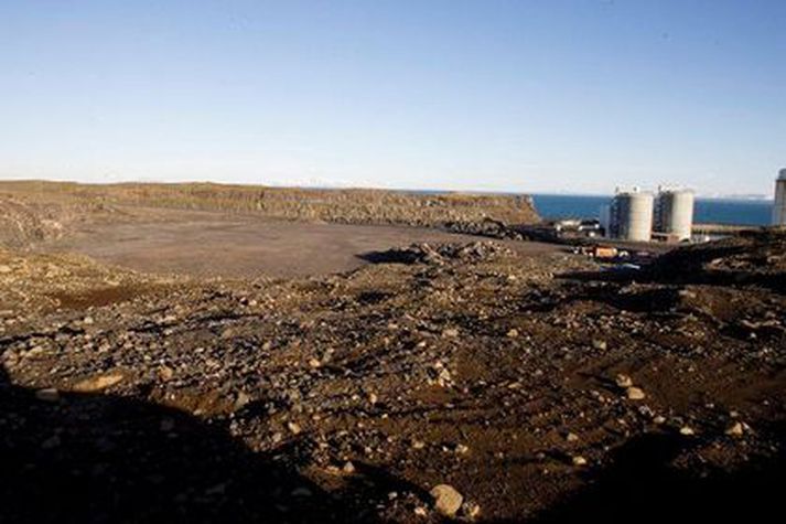 Lóðin í Helguvík sem ætluð er kísilveri. Framkvæmdir áttu að hefjast í fyrrasumar.