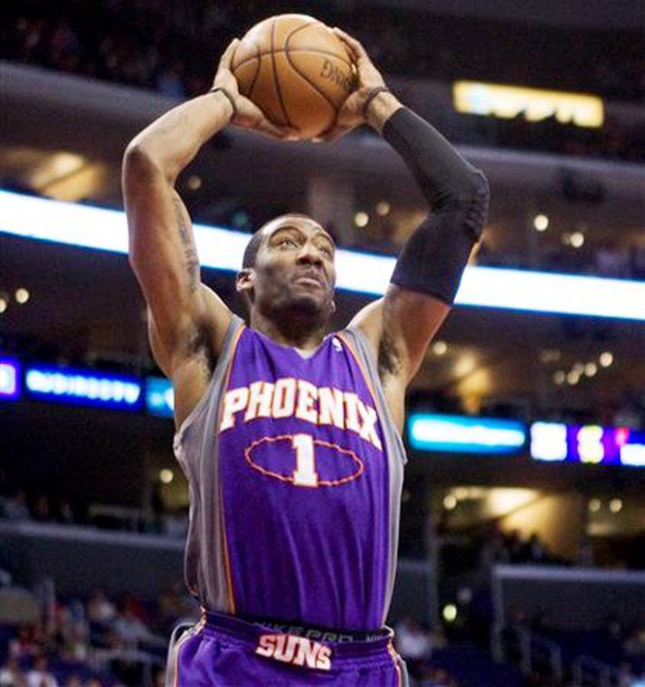 Amare Stoudemire skoraði 42 stig fyrir Phoenix í nótt