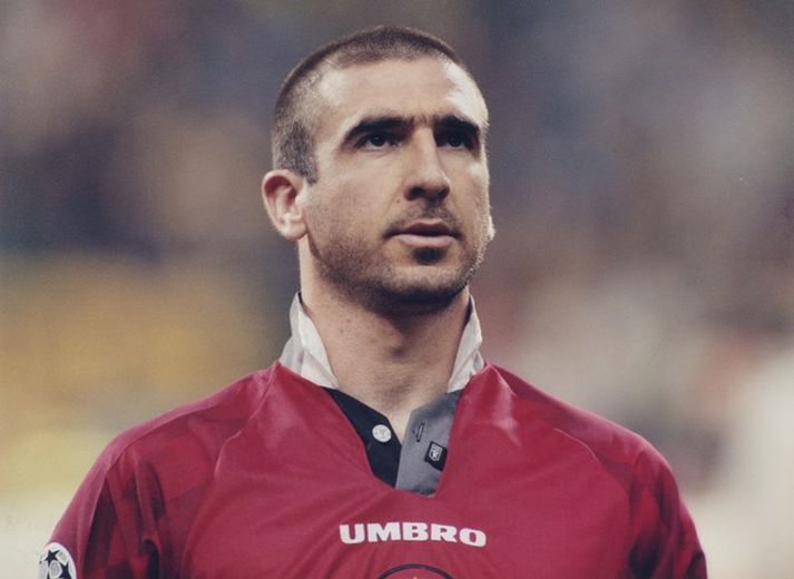 Cantona er í guðatölu á Old Trafford.