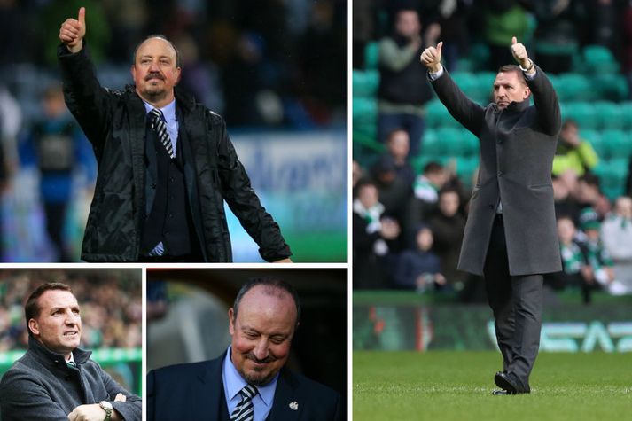 Rafael Benítez og Brendan Rodgers.