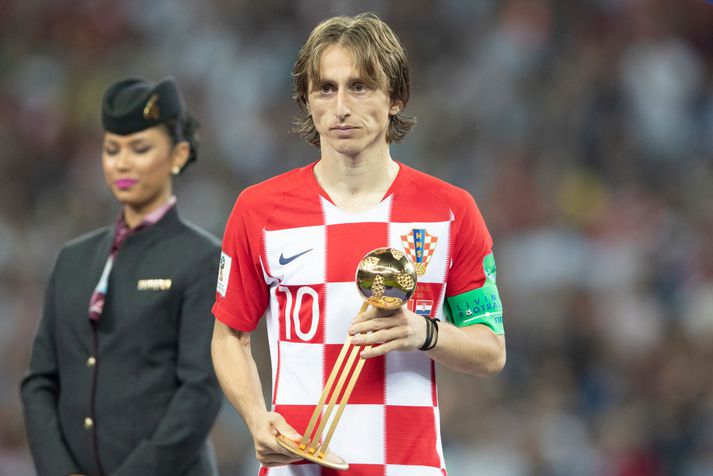 Luka Modric var besti leikmaður HM í Rússlandi