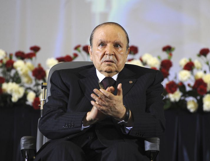 Abdelaziz Bouteflika var forseti Alsír í tvo áratugi.