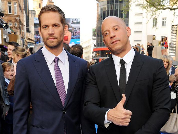 Paul Walker og Vin Diesel voru góðir vinir.