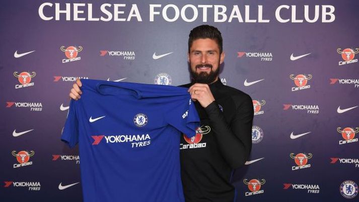 Giroud mun leika í treyju númer 18