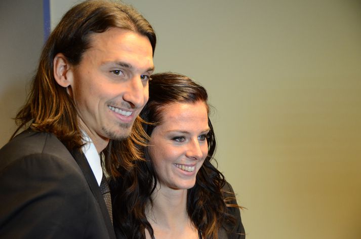 Zlatan Ibrahimovic og Theresa Sjögran.