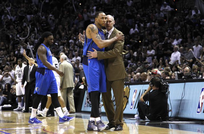 Shawn Marion kveður nú Rick Carlisle þjálfara Dallas.