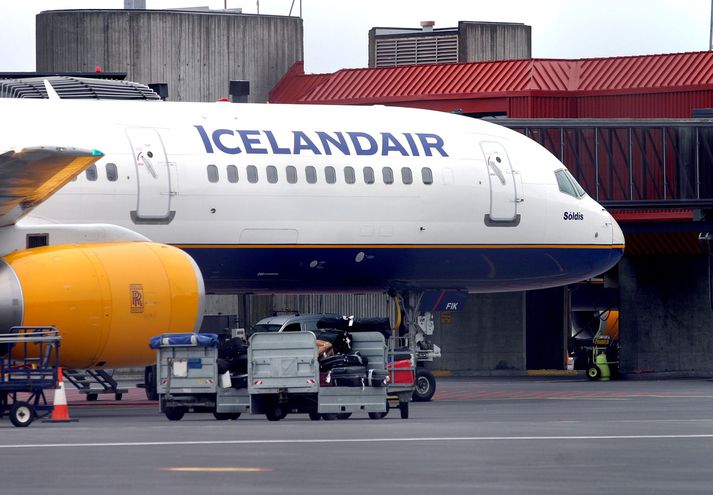 Vélar Icelandair frá Norður-Ameríku lentu í Keflavík nú á tíunda tímanum.