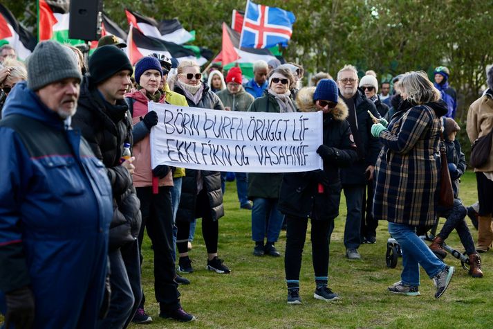 Skilaboð þessa mótmælenda eru skýr.