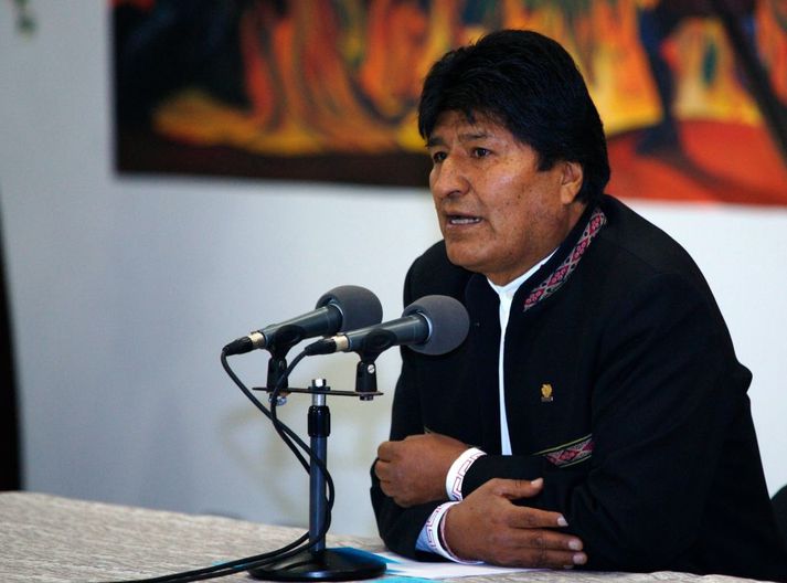 Vinstrimaðurinn Evo Morales tók við embætti forseta Bólivíu árið 2006.