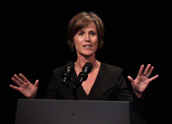 Sally Yates aðstoðardómsmálaráðherra Bandaríkjanna.