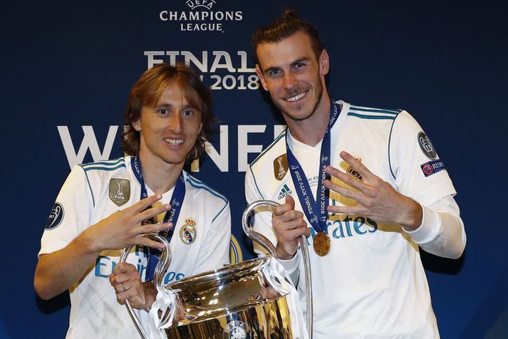 Gareth Bale og Luka Modric unnu Meistaradeildina fjórum sinnum saman hjá Real Madrid.