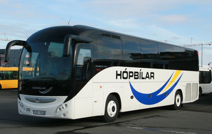 Önnur af nýju Irisbus rútunum sem keyptar voru frá BL.