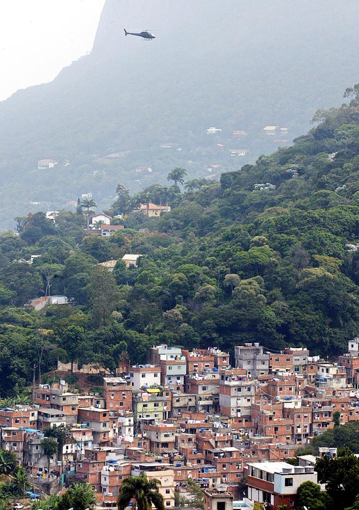 Fátækrahverfi í Rio de Janeiro