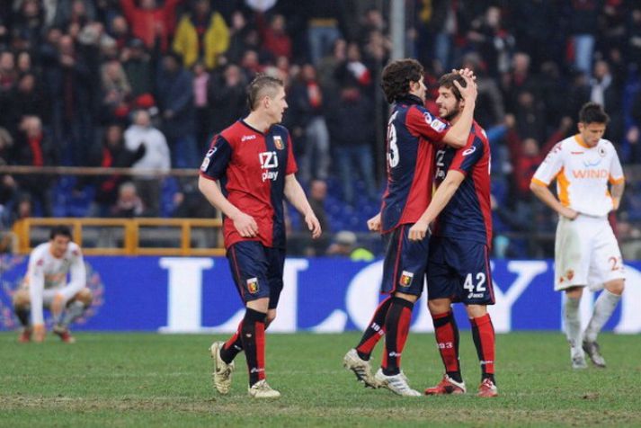 Paloschi átti stórleik fyrir Genoa / mynd : getty images