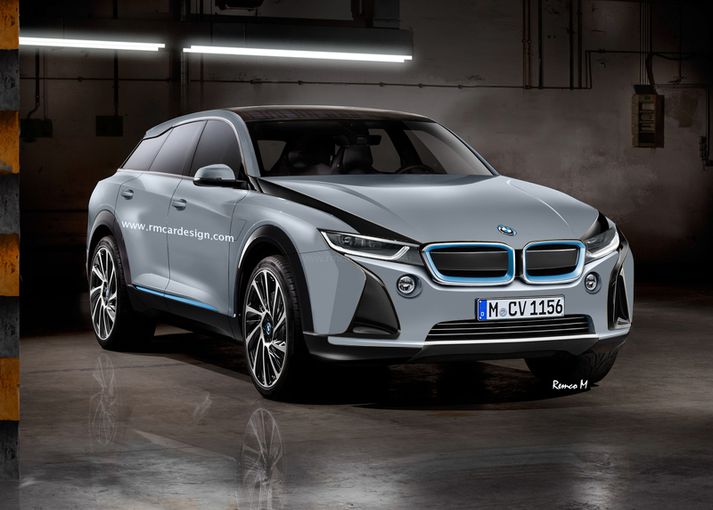 Hugsanlegt útlit BMW i5.