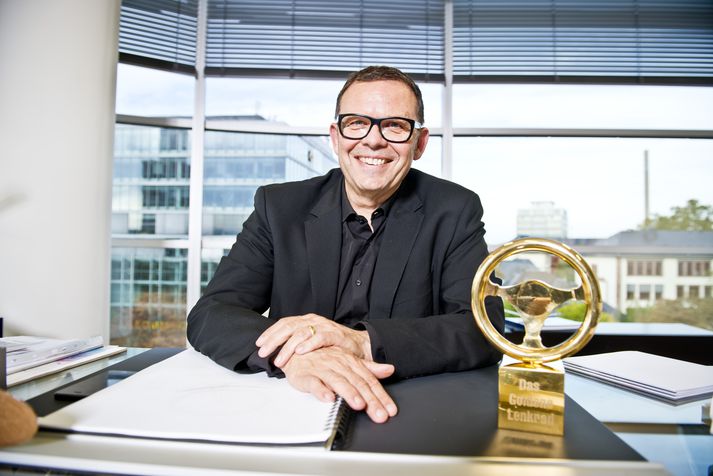 Peter Schreyer með Gullna stýrið.