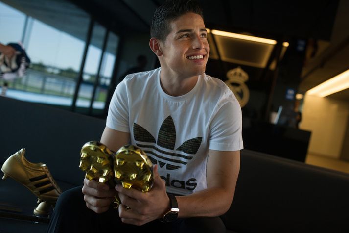 James Rodriguez varð markakóngur HM í sumar.